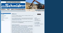Desktop Screenshot of gebr-schmidt-bau.de